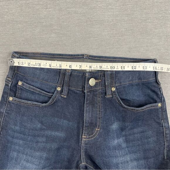 Lee Extreme Motion Slim Fit Straight Leg Dark Denim Jeans Men’s Size 28x30 - Picture 5 of 10